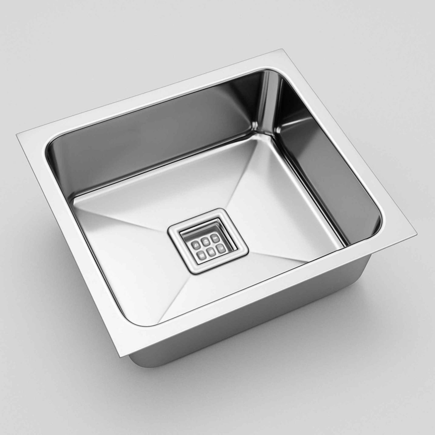 Square shape Kitchen sink at affordable price top angle image