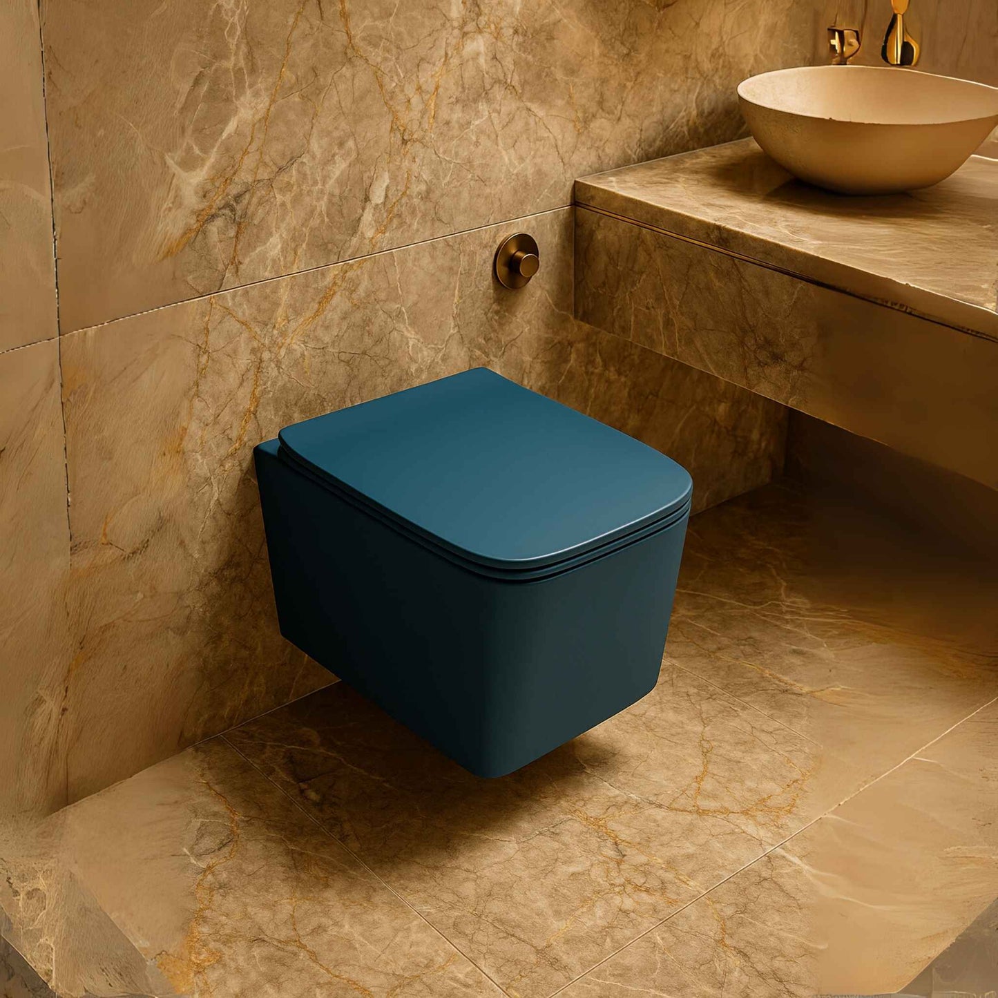 Soft Close Compact WC Top View