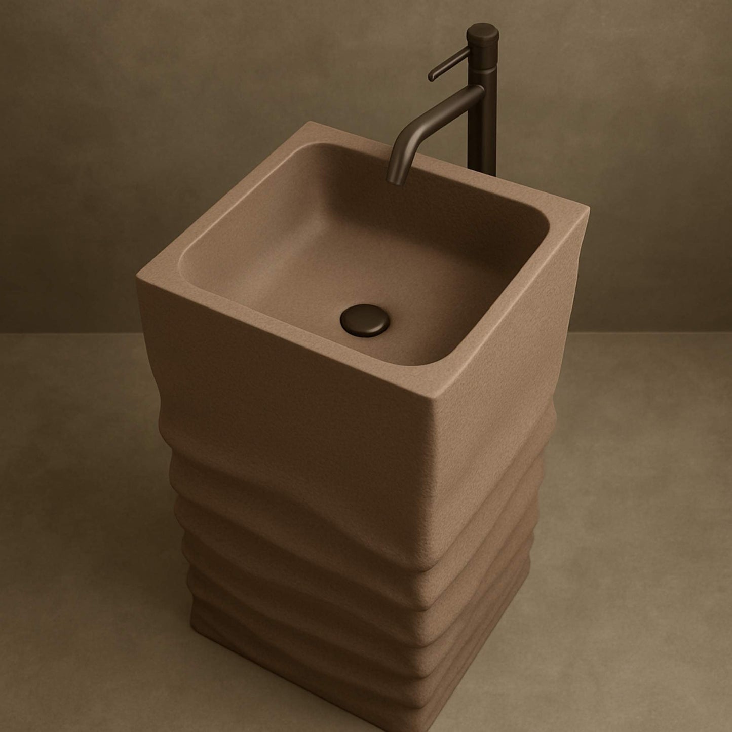 taupe-textured-pedestal-top