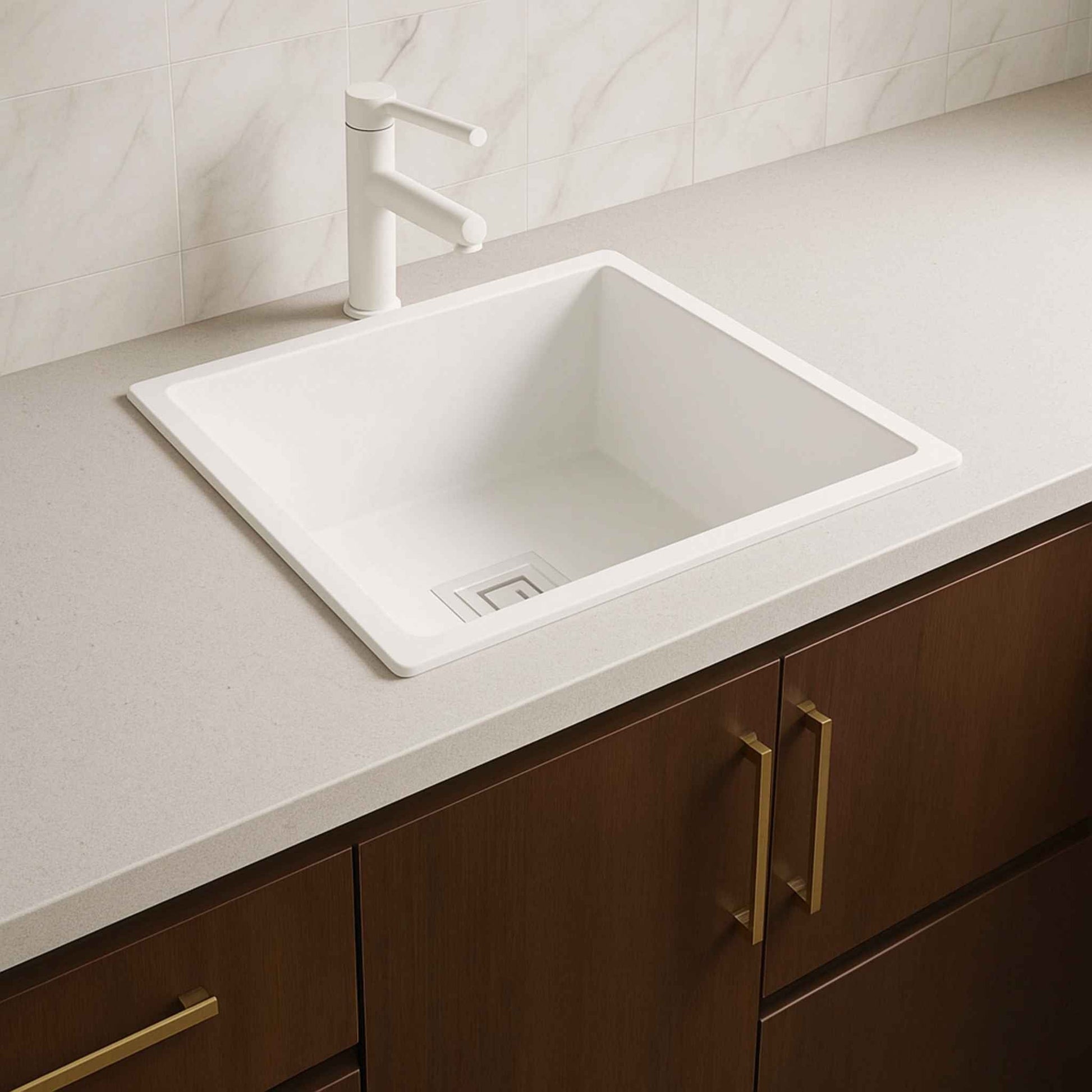 Culinox Series Pearl White Metallic Sink – perfect for luxury kitchen interiors